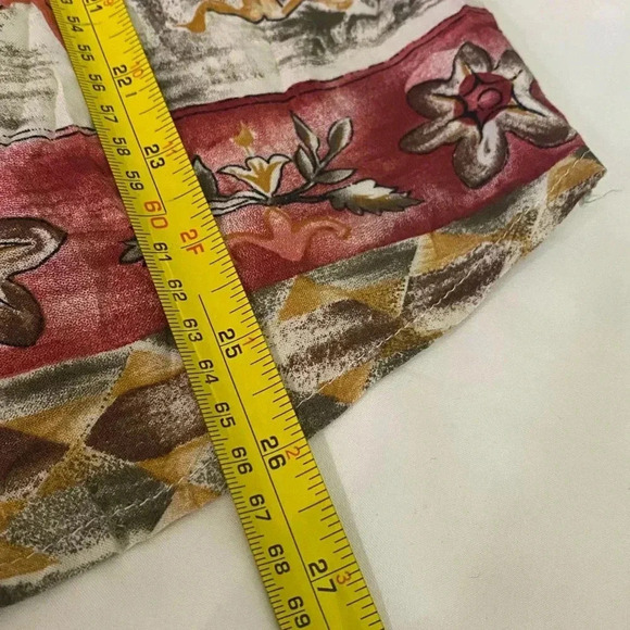 Jessie women’s button down collared long sleeves ethnic artsy vintage top size M - Picture 6 of 6